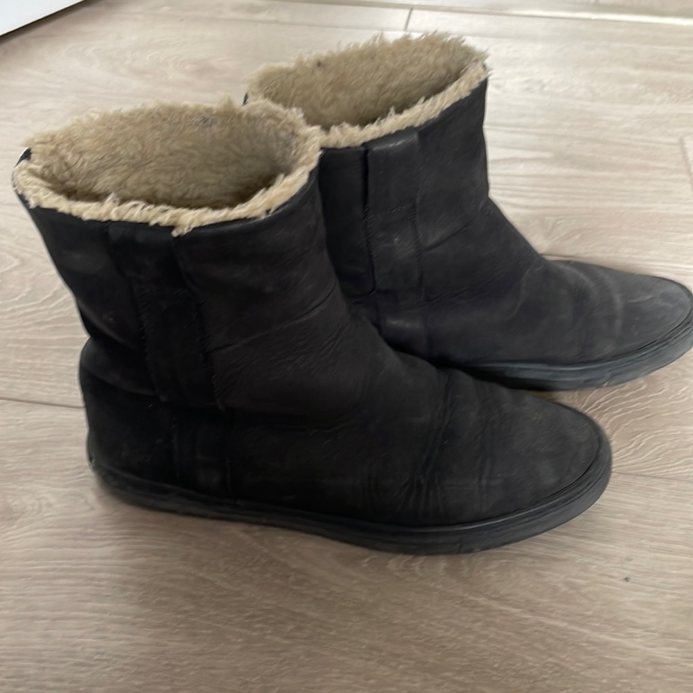 Mid calf warm booties